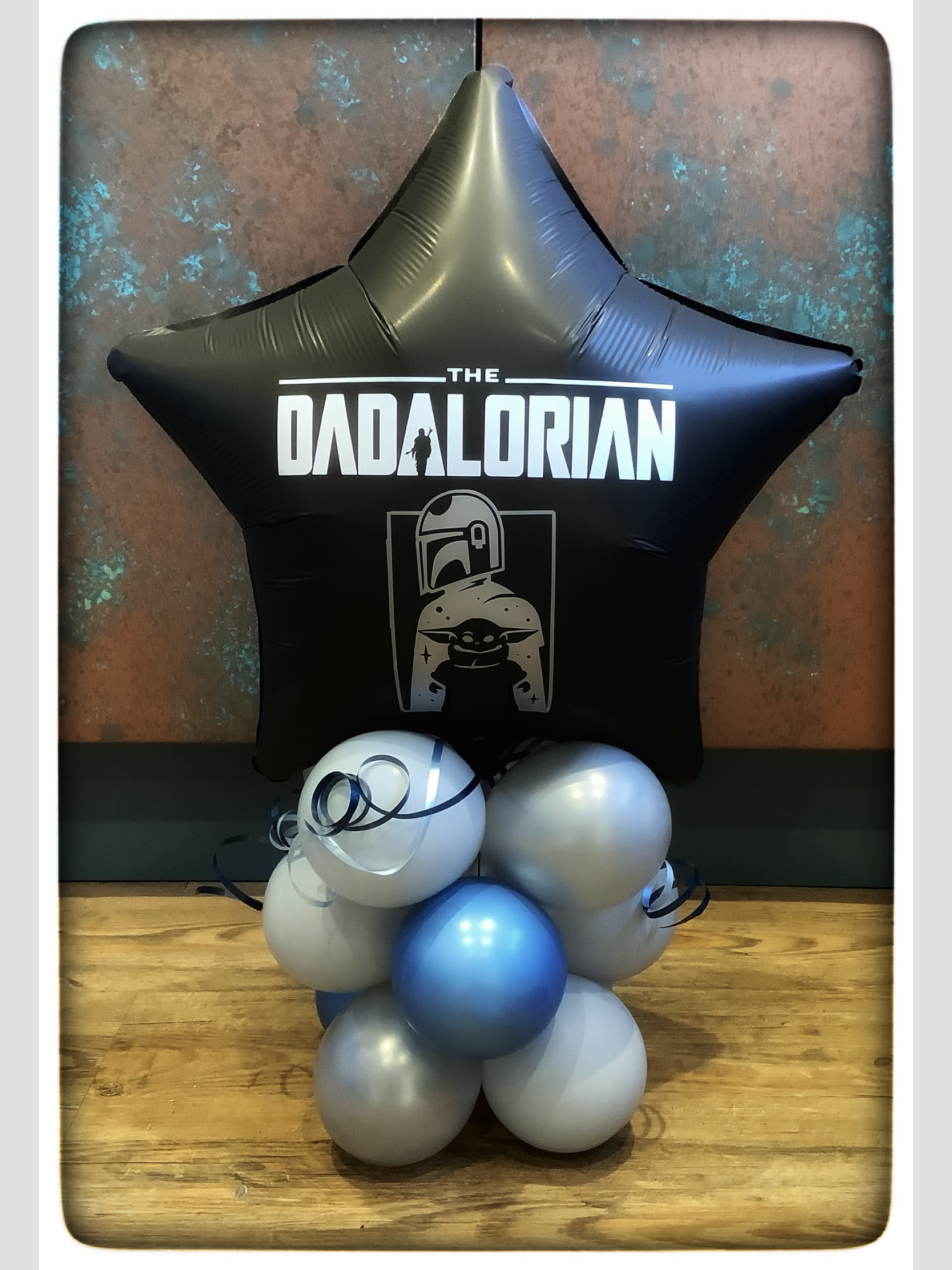 Fathers Day- Dadalorian, best Dad in the galaxy mini pillar.