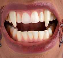 Load image into Gallery viewer, Vampire Fangs With Dental Appliance Putty Single Teeth
